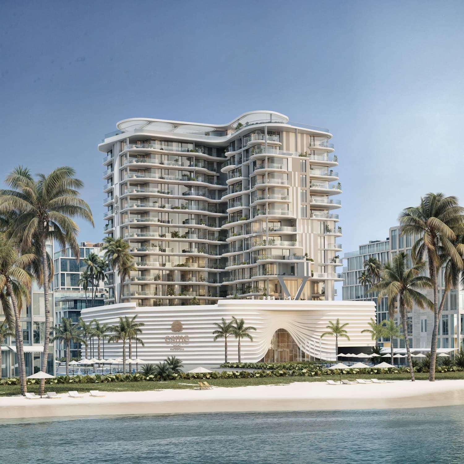 Esme Beach Residences exterior view - Dubai Islands, Dubai - by Elysian Developments
