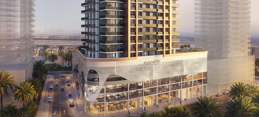 ESSENL1FE Residence exterior view - JVT (Jumeirah Village Triangle), Dubai - by Object 1