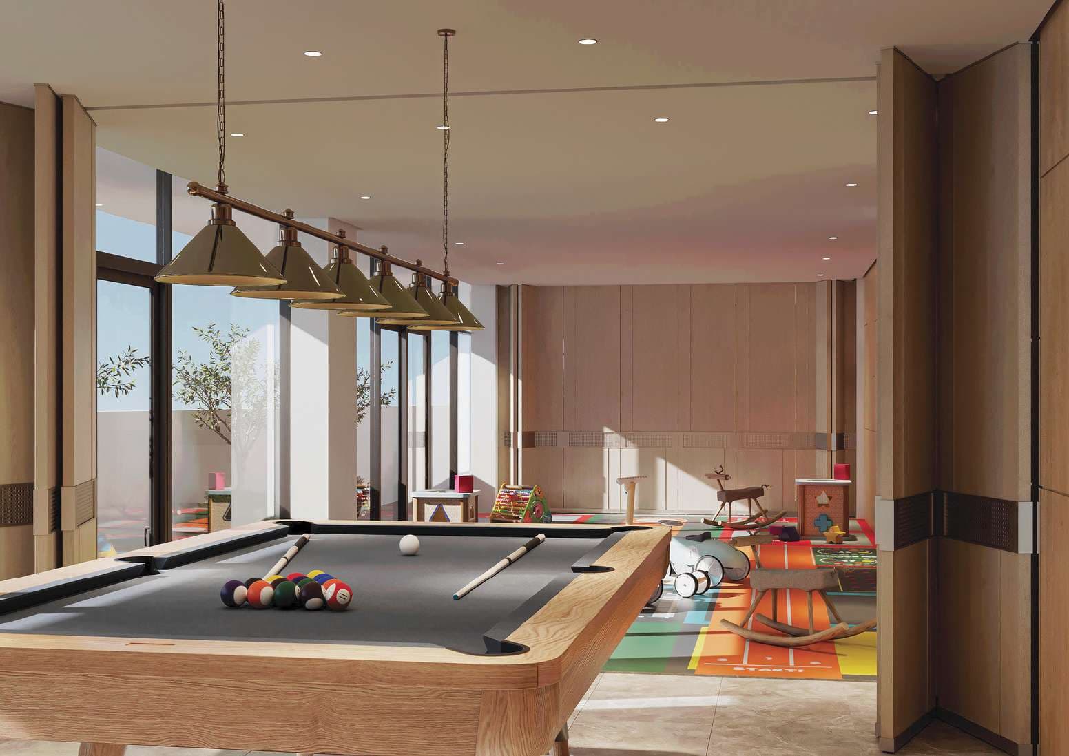 Estrella By Nexus amenity Kids Play Area & Billiards - Majan, Dubai - by Nexus Developer