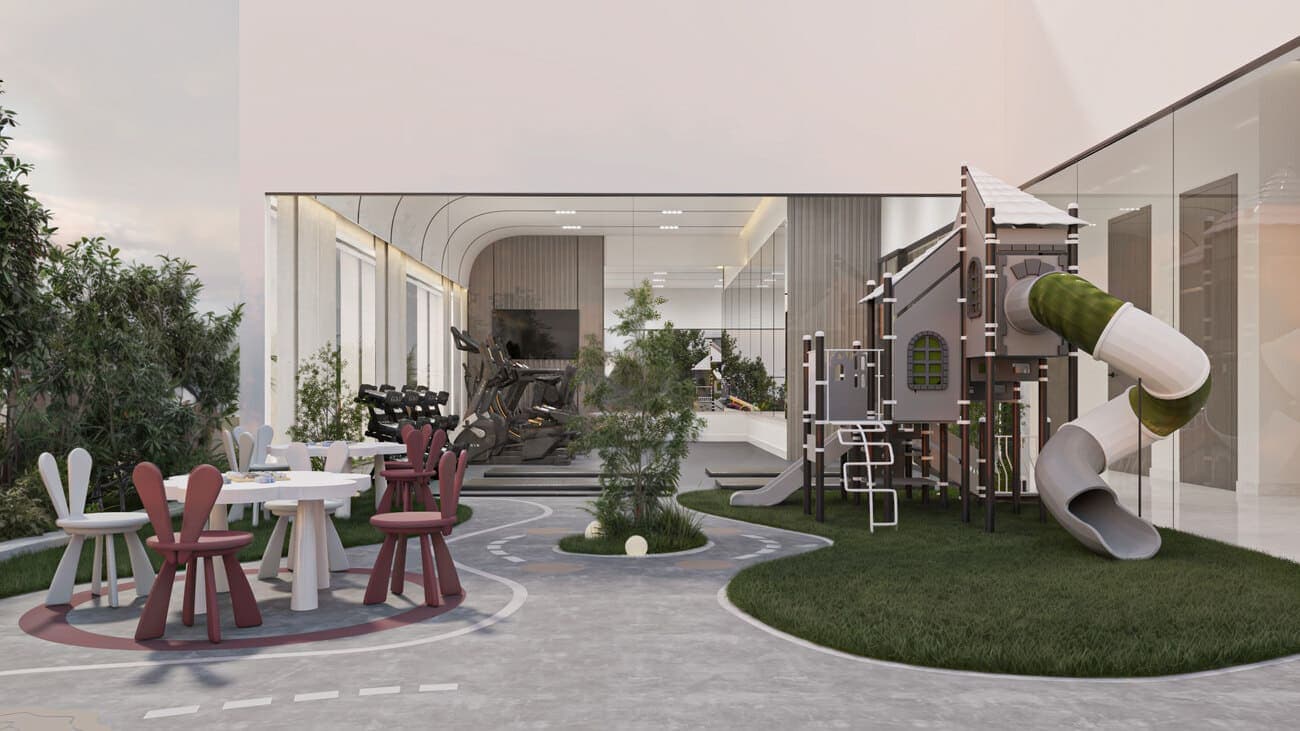 Ethan amenity Outdoor Kids Area in Meydan (Nad Al Sheba 1), Dubai, by Griffin Real Estate Developer