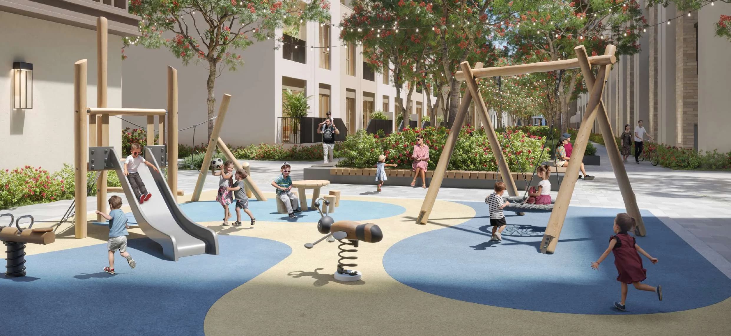Evelyn on the Park amenity Kid’s Play Areas - Town Square, Dubai - by Nshama Group