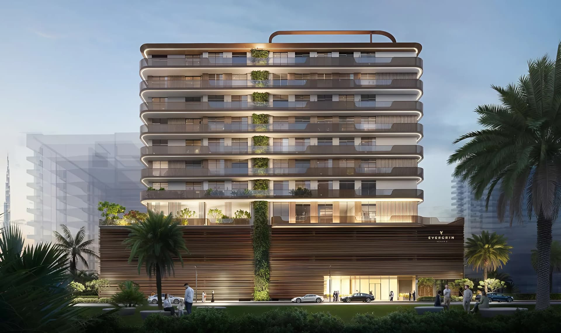 EVERGR1N House 2 exterior view in Al Satwa, Dubai, by Object 1