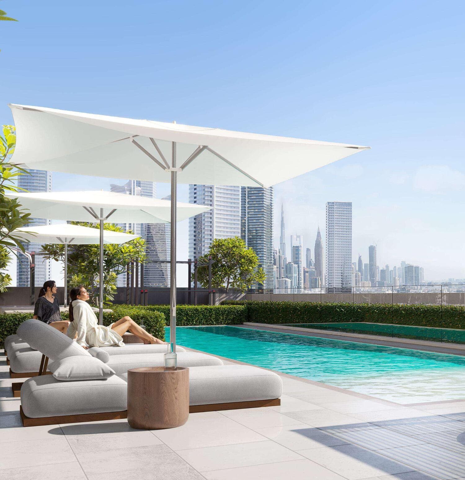 EVERGR1N House 4 amenity Swimming Pool - Al Satwa, Dubai - by Object 1