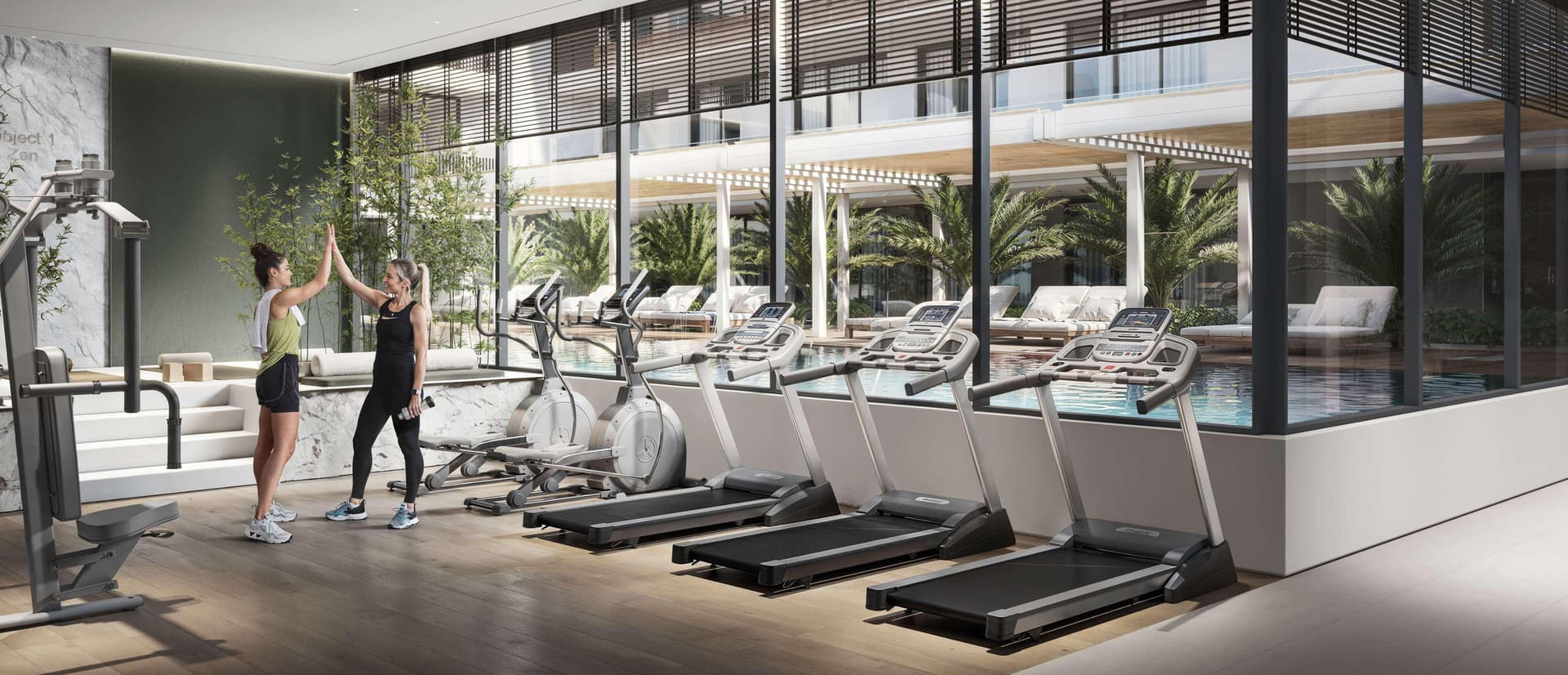 EVERGR1N House amenity Gym in Al Satwa, Dubai, by Object 1