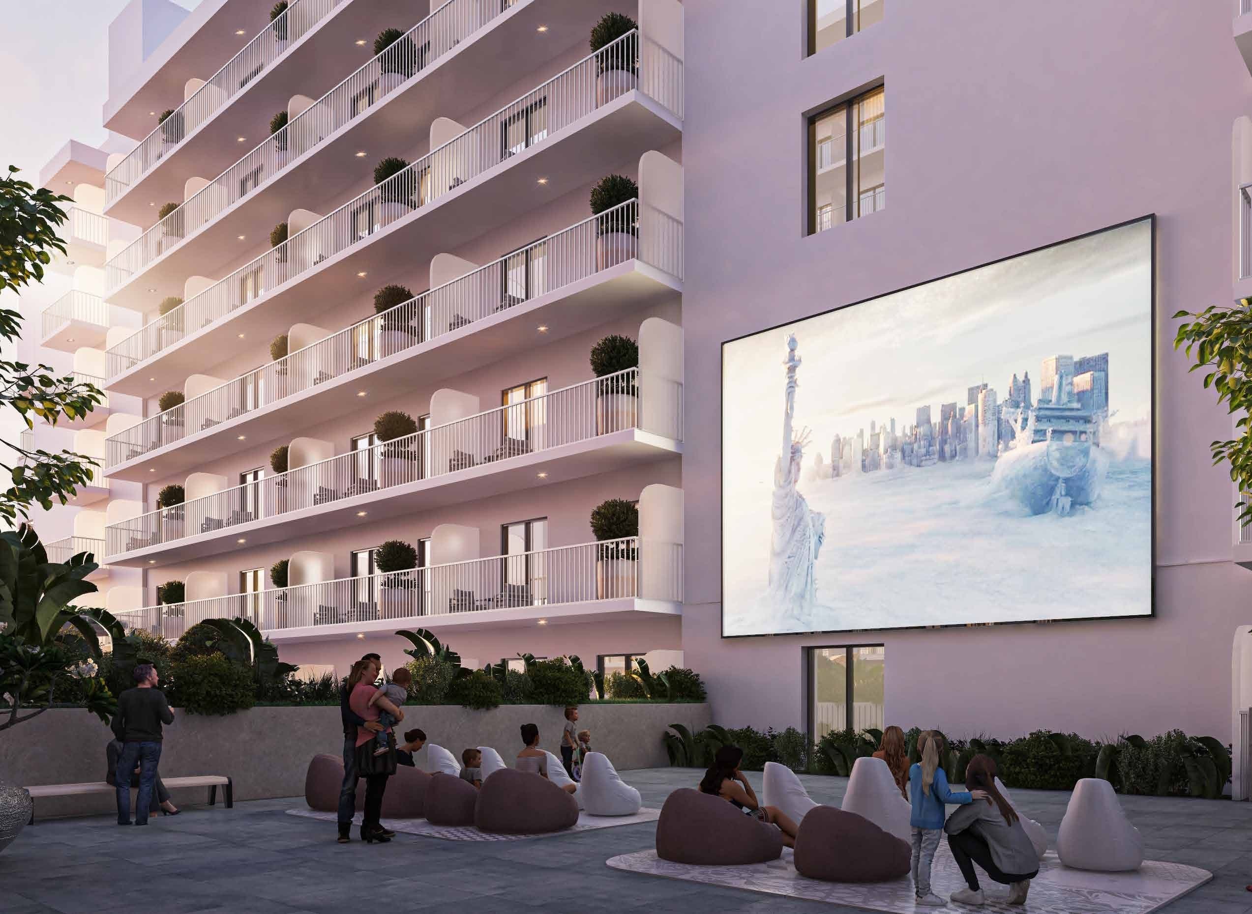 Evergreens amenity Outdoor Cinema - Damac Hills 2, Dubai - by DAMAC