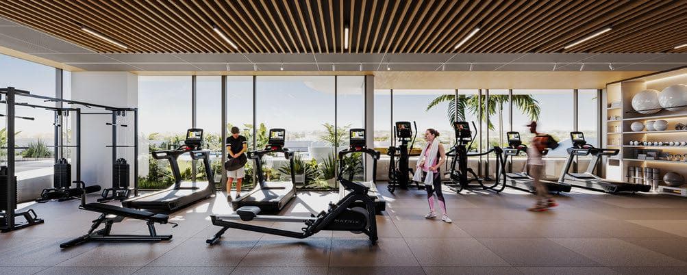 Evora Residences amenity Equipped Gym - Jebel Ali Village, Dubai - by ANAX Developments