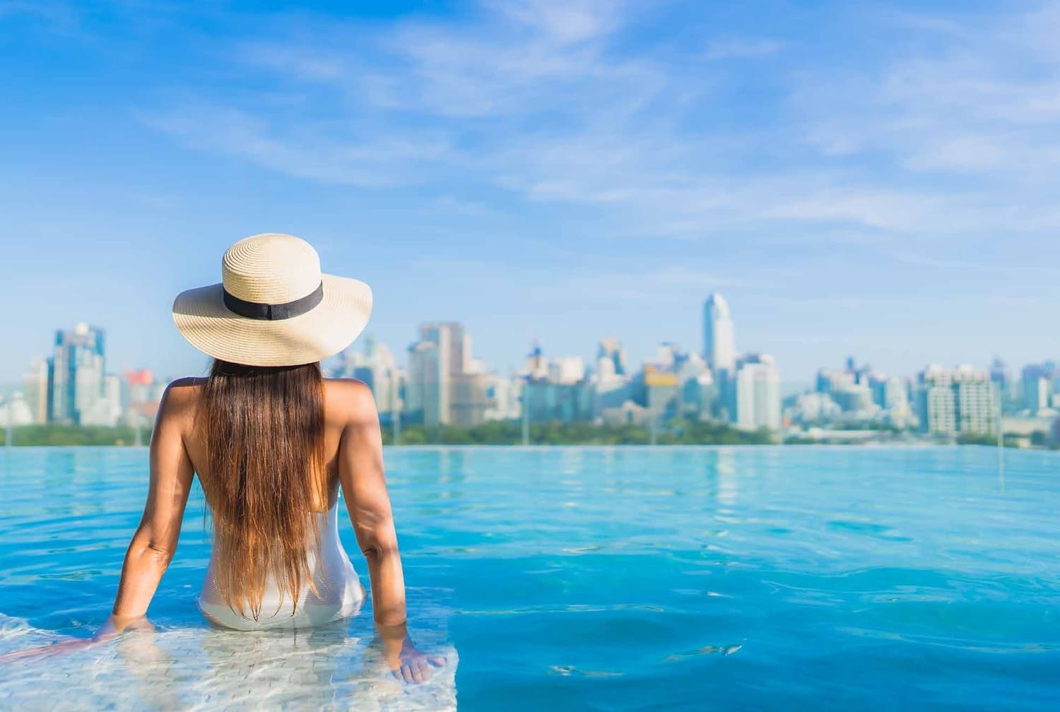 Exotica by Al Marina amenity Infinity Pool - JVC (Jumeirah Village Circle), Dubai - by Al Marina