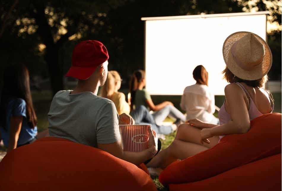 Exotica by Al Marina amenity Open Air Cinema - JVC (Jumeirah Village Circle), Dubai - by Al Marina