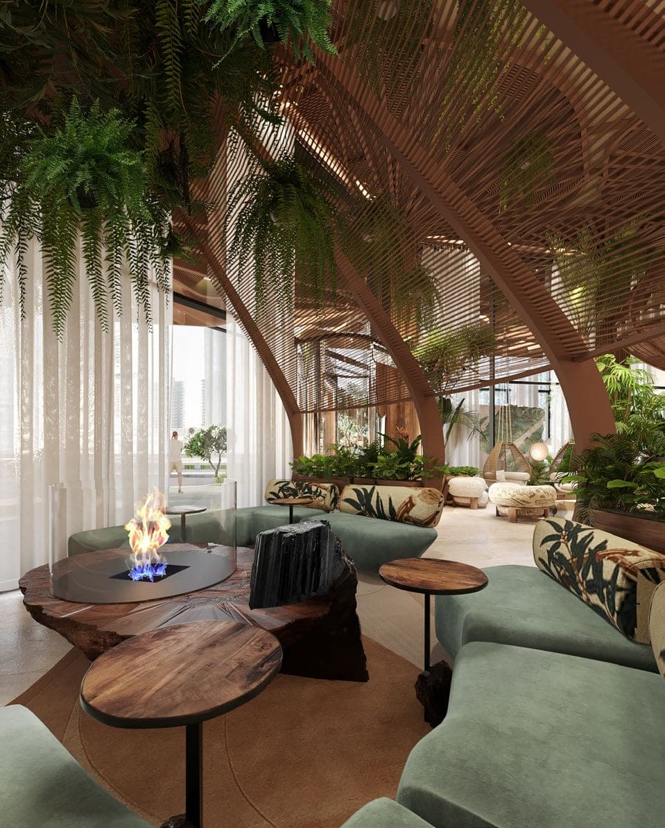Eywa amenity Tribal Meeting Places With Open Fire in Business Bay, Dubai, by Revolution