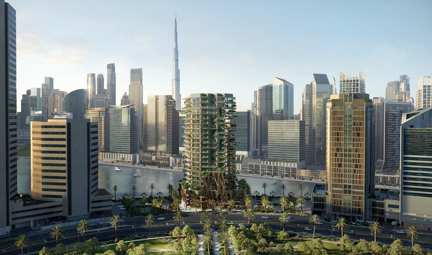 Eywa exterior view - Business Bay, Dubai - by Revolution