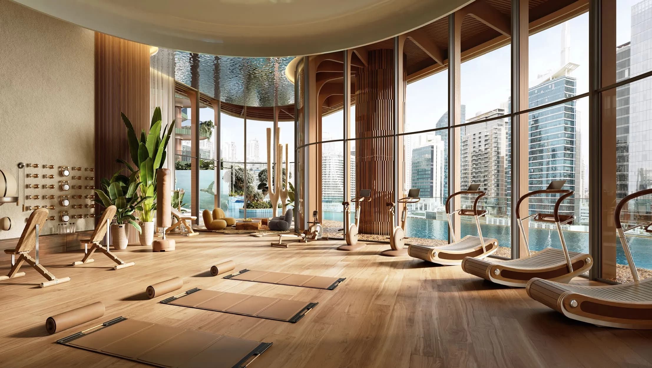Eywa Way of Water amenity Gym - Business Bay, Dubai - by Revolution