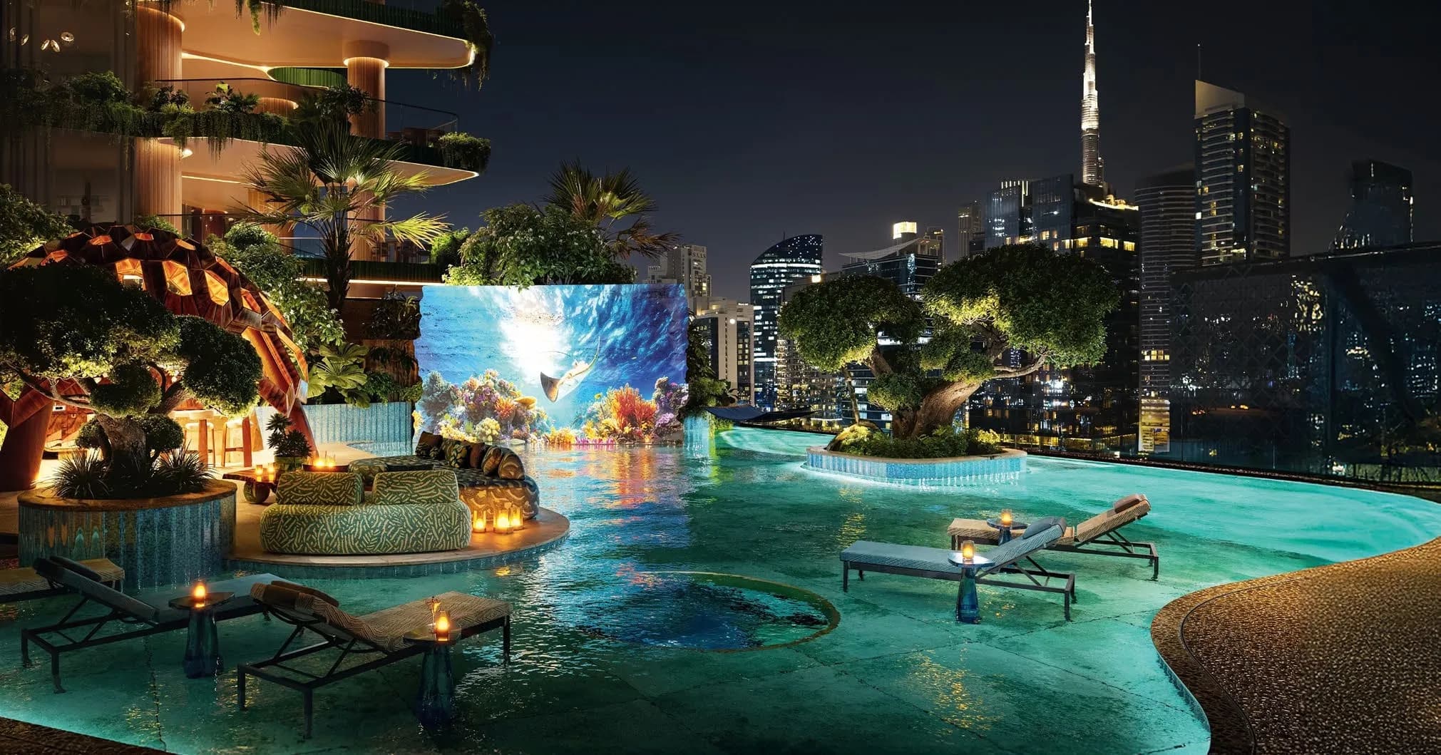 Eywa Way of Water amenity Outdoor Cinema - Business Bay, Dubai - by Revolution
