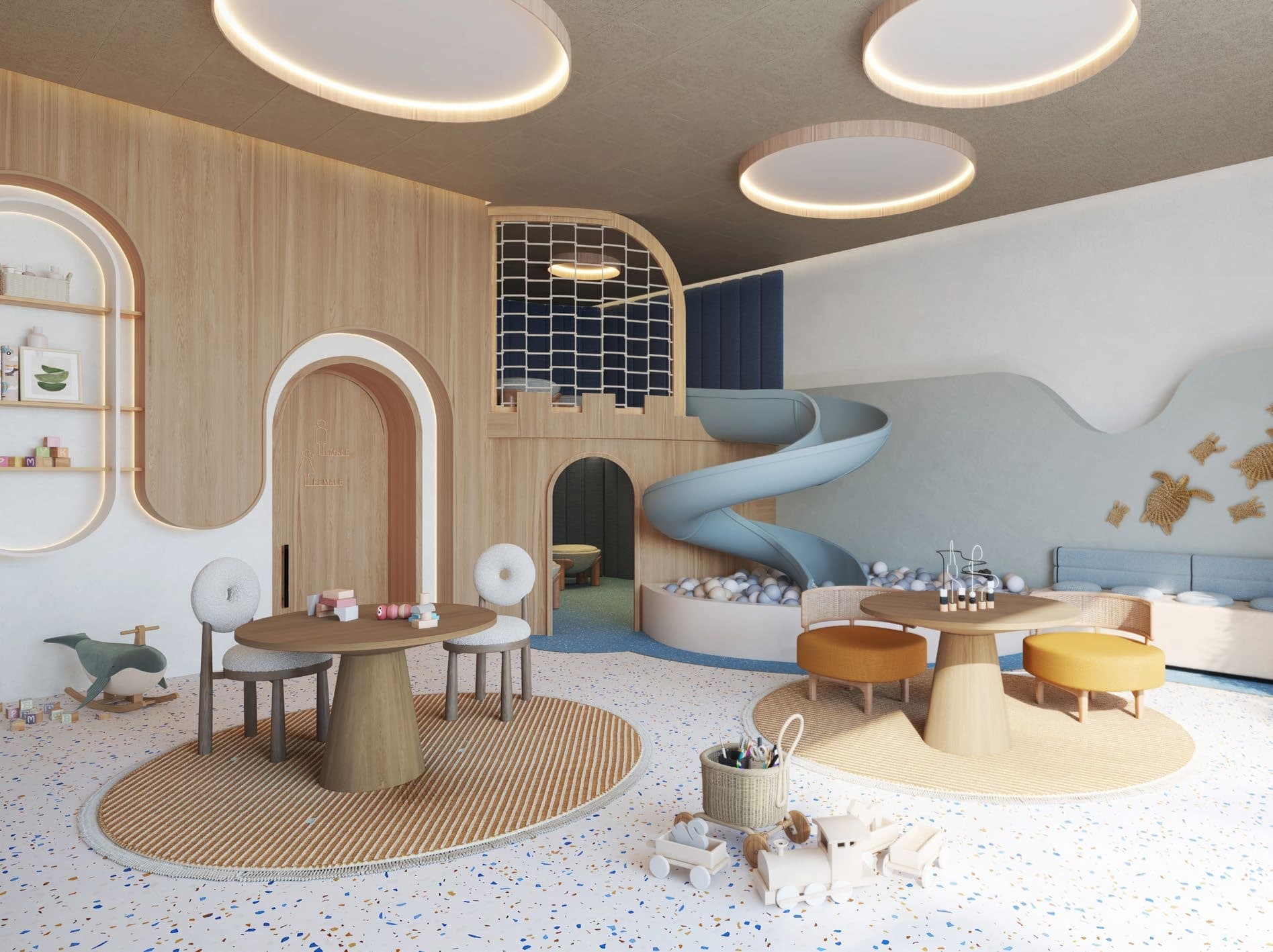 Fahid Beach Terraces amenity Kids’ Room - Abu Dhabi, Dubai - by ALDAR