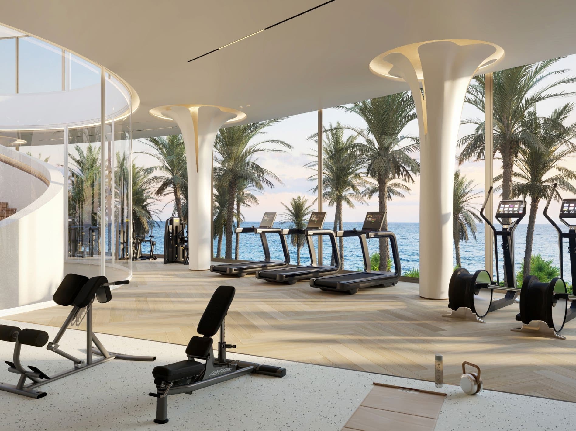 Fahid Beach Terraces amenity Workout Studio - Abu Dhabi, Dubai - by ALDAR
