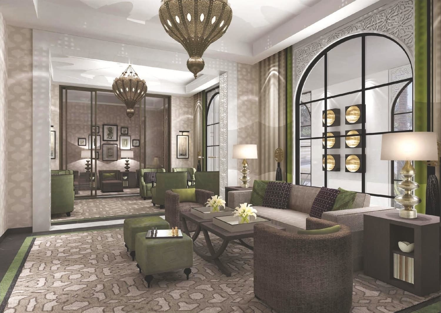 Fairmont Marina Residences amenity Departure Lounge - Al Kasir, Dubai - by National Investment