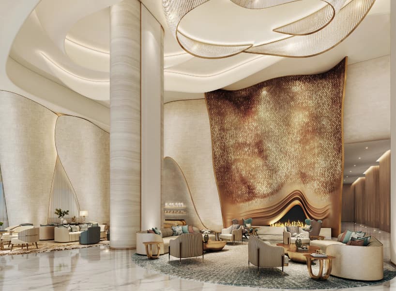 Fairmont Residences Dubai Skyline amenity Residence Owners’ Lounge in Al Sufouh, Dubai, by RSG Group