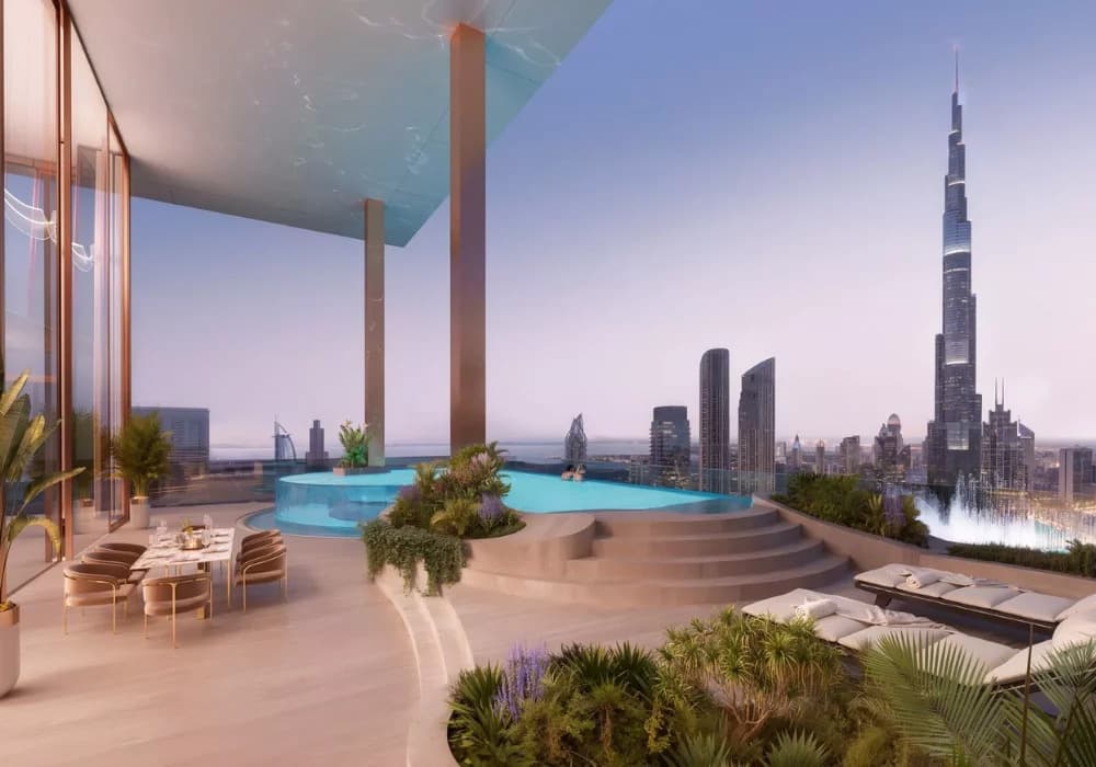 Fairmont Residences Solara Tower amenity Swimming Pool - Downtown Dubai, Dubai - by SOL Properties