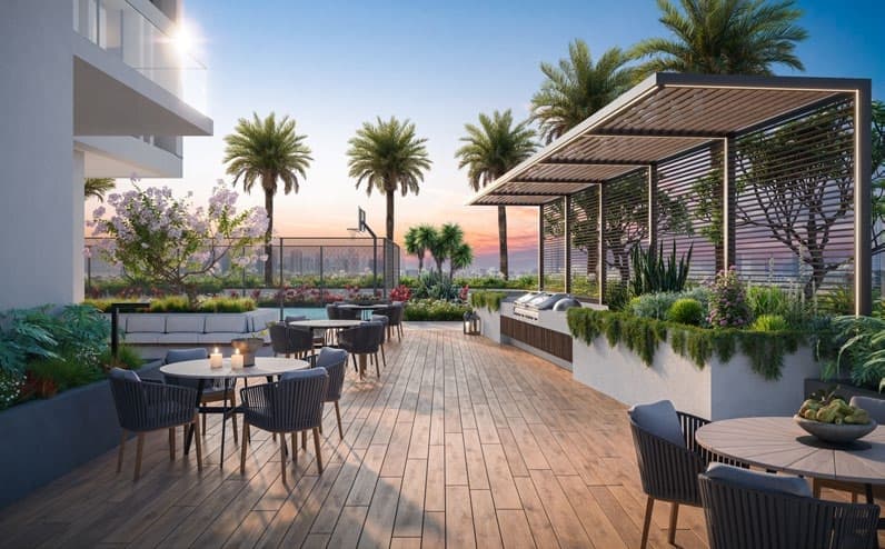 Fairway Residences amenity Bbq Area - Dubai Sports City, Dubai - by Prescott
