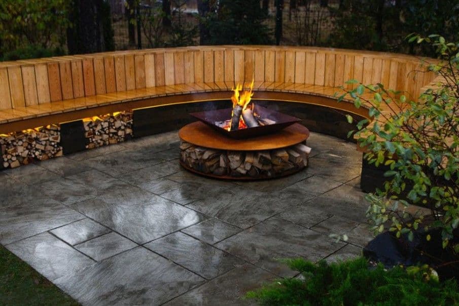 Fairway Residences amenity Firepit Seating - Dubai Sports City, Dubai - by Prescott