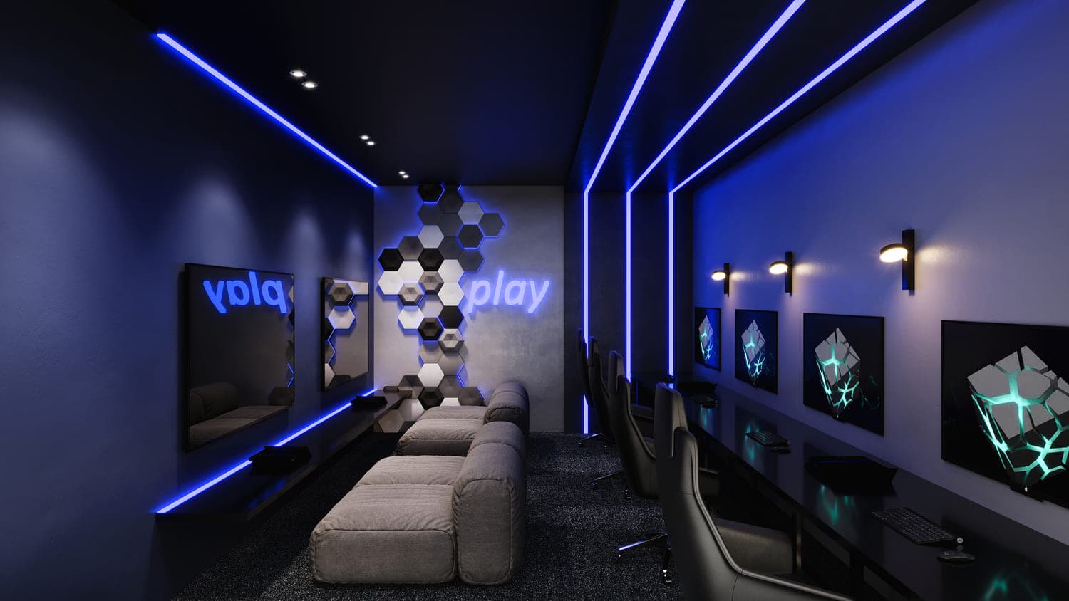 Fairway Residences amenity Gaming Zone - Dubai Sports City, Dubai - by Prescott