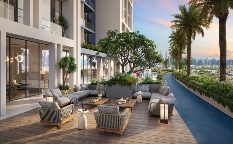 Fairway Residences amenity Garden Seating - Dubai Sports City, Dubai - by Prescott