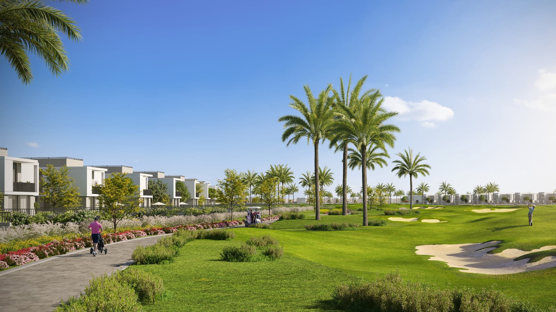 Fairway Villas amenity Gardens & Parks in Emaar South, Dubai, by Emaar