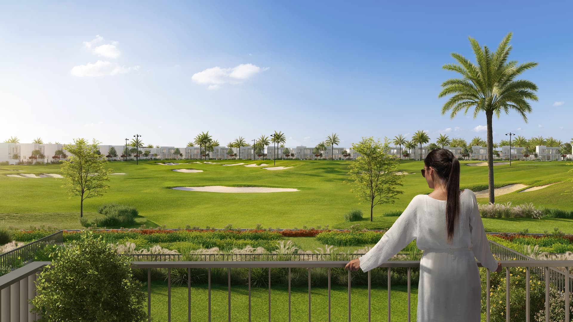 Fairway Villas amenity Landscape Areas in Emaar South, Dubai, by Emaar