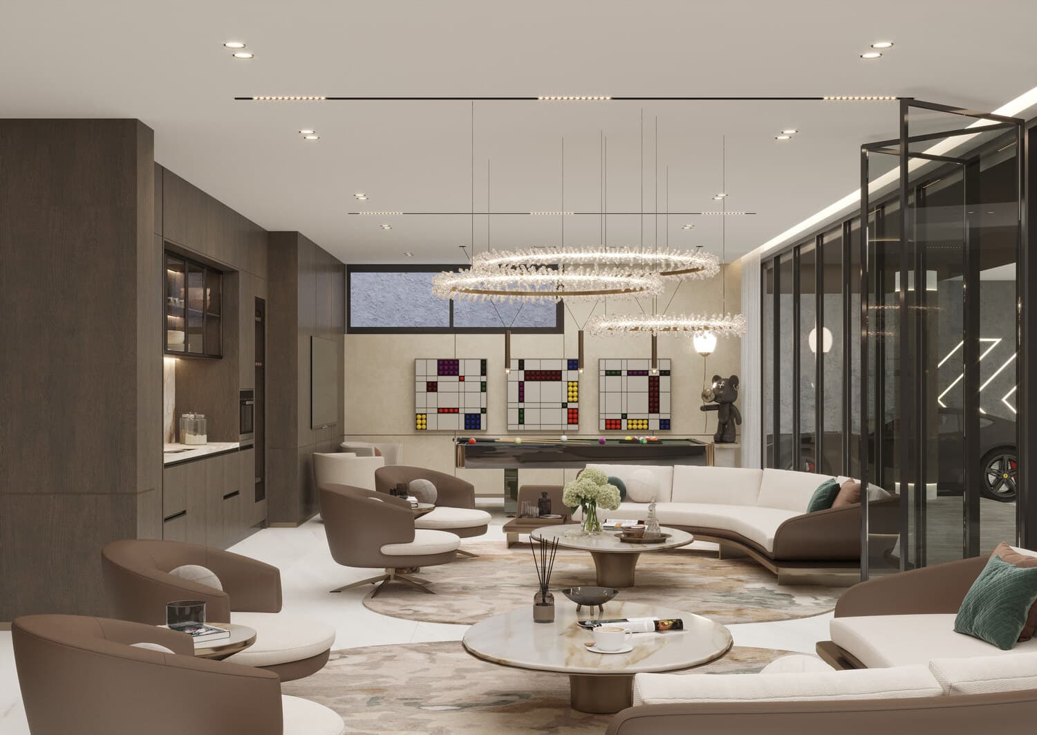 Fairways 156 amenity Entertainment Room - Dubai Hills, Dubai - by Wellington Developments