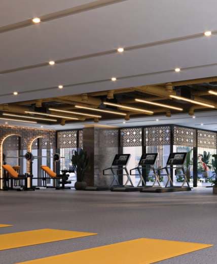 Faradis Tower amenity Gym - Al Mamzar-1, Dubai - by Tiger Group