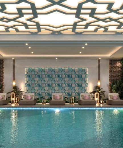 Faradis Tower amenity Swimming Pools - Al Mamzar-1, Dubai - by Tiger Group
