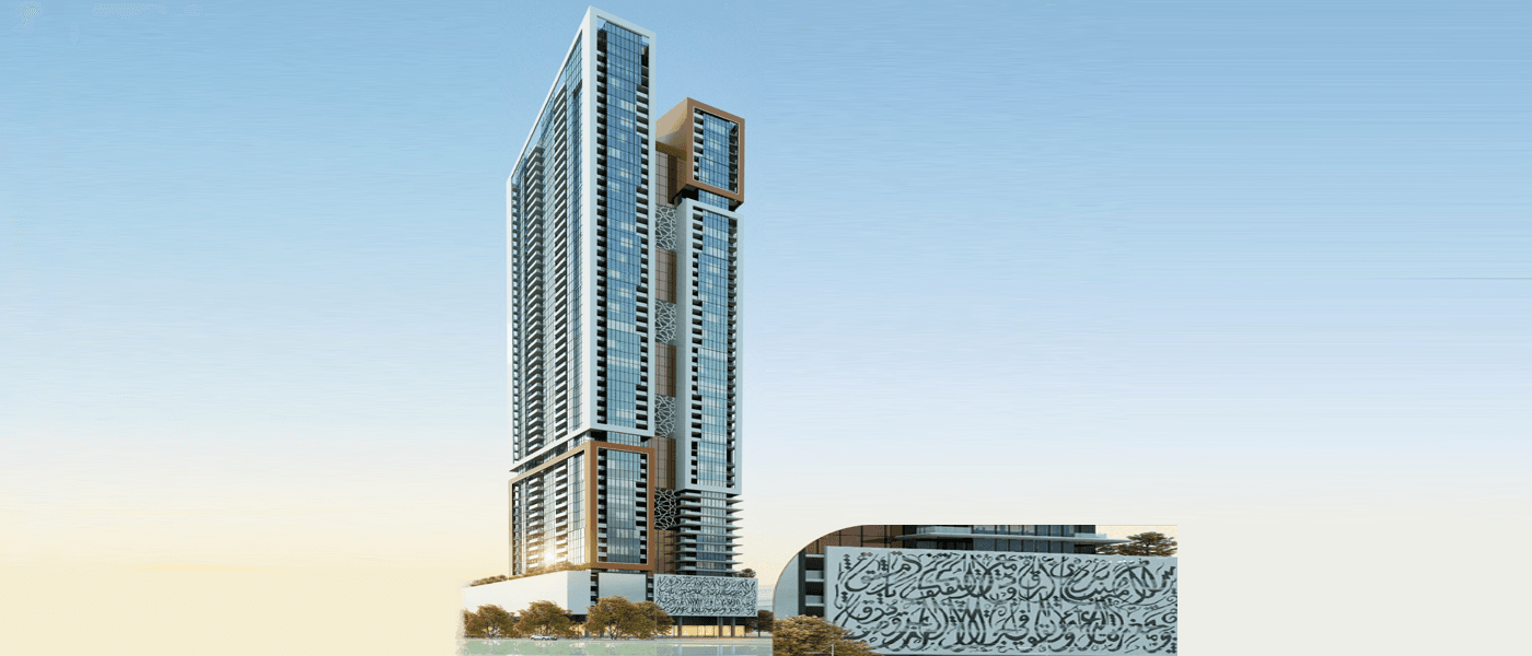 Faradis Tower exterior view - Al Mamzar-1, Dubai - by Tiger Group