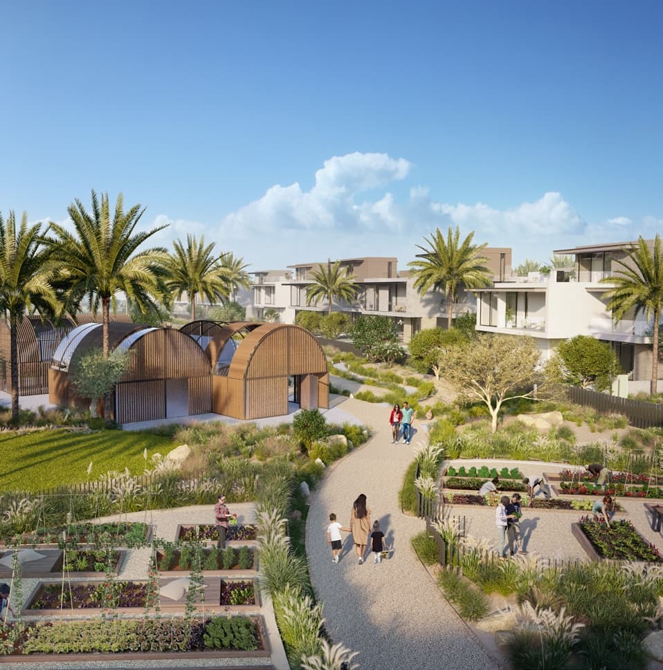 Farm Gardens Villas 2 amenity Community Farming - The Valley, Dubai - by Emaar