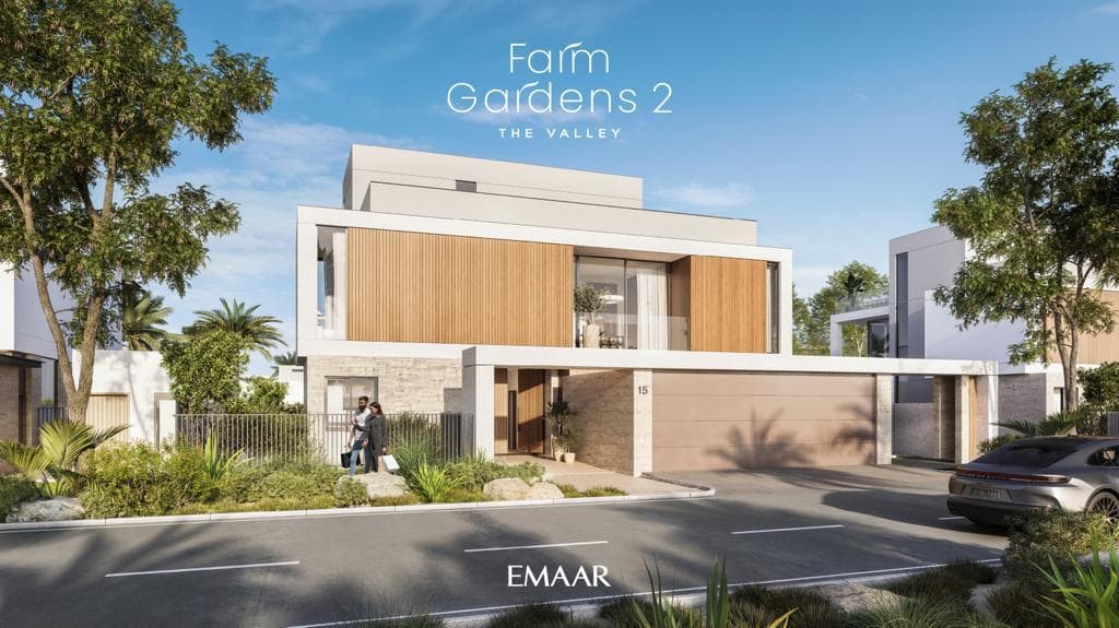 Farm Gardens Villas 2 exterior view - The Valley, Dubai - by Emaar