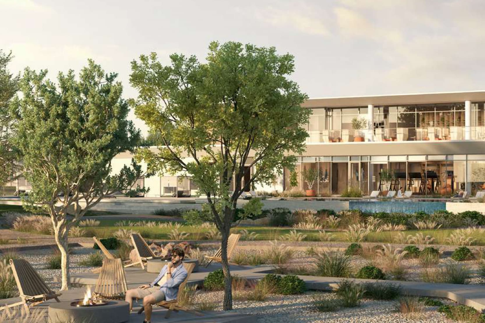 Farm Gardens Villas amenity Desert Majlis & Bonfire - The Valley, Dubai - by Emaar