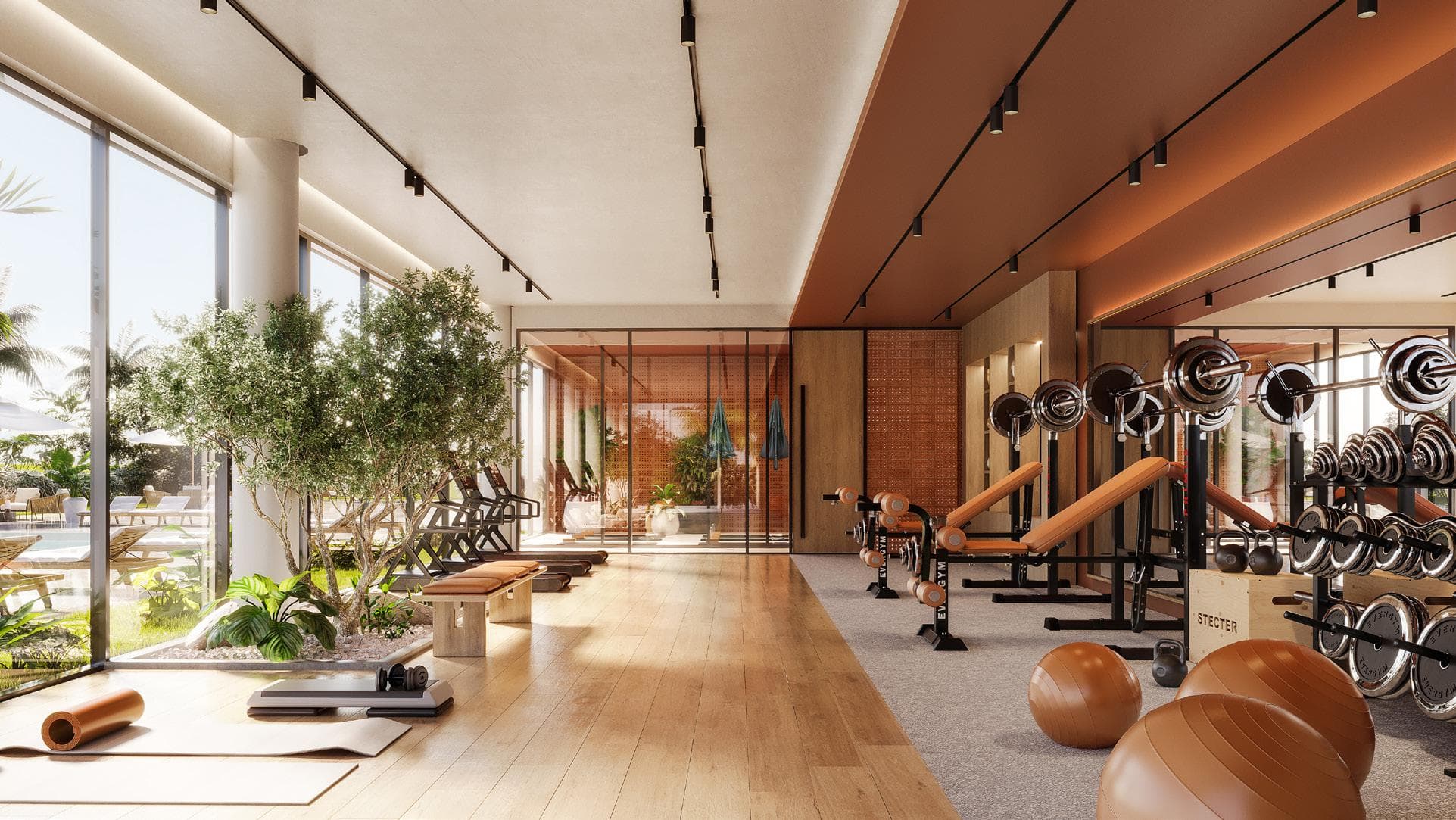 Farm Gardens Villas amenity Gym - The Valley, Dubai - by Emaar