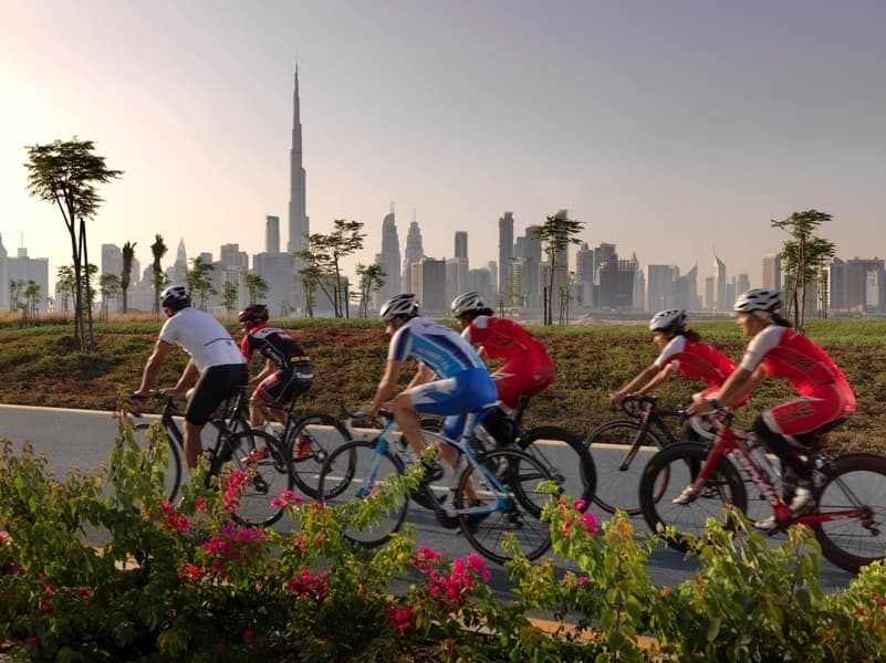 Farm Gardens Villas amenity Bicycle & Running Tracks - The Valley, Dubai - by Emaar