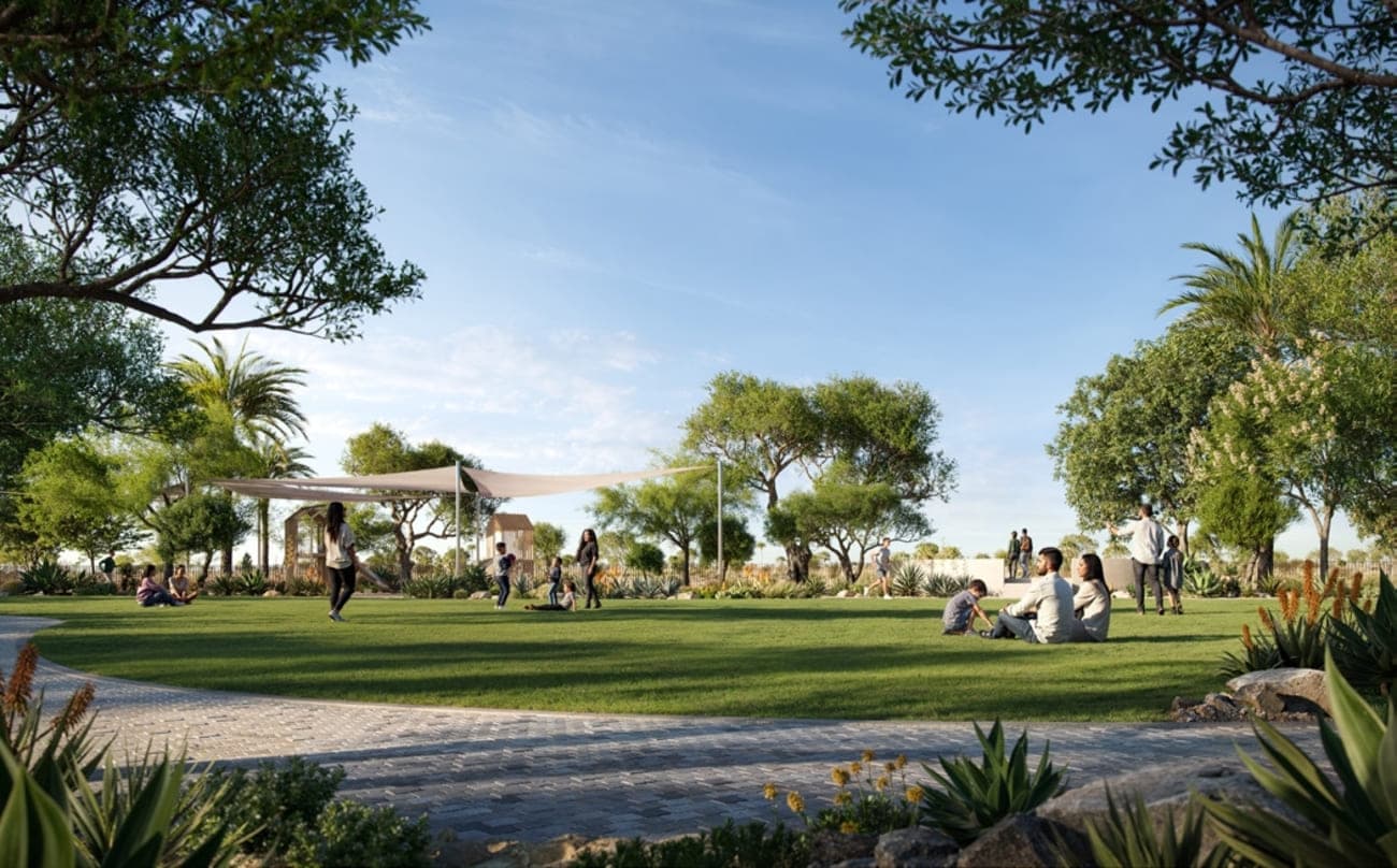 Farm Grove The Valley amenity Pocket Parks & Playgrounds - Umm Nahad 3/Madinat Hind 3, Dubai - by Emaar
