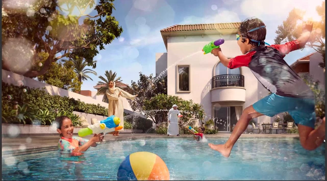 Fay Alreeman 1 amenity Private Swimming Pool - Al Shamkhah, Dubai - by ALDAR