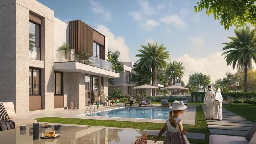 Fay Alreeman 1 amenity Swimming Pool - Al Shamkhah, Dubai - by ALDAR