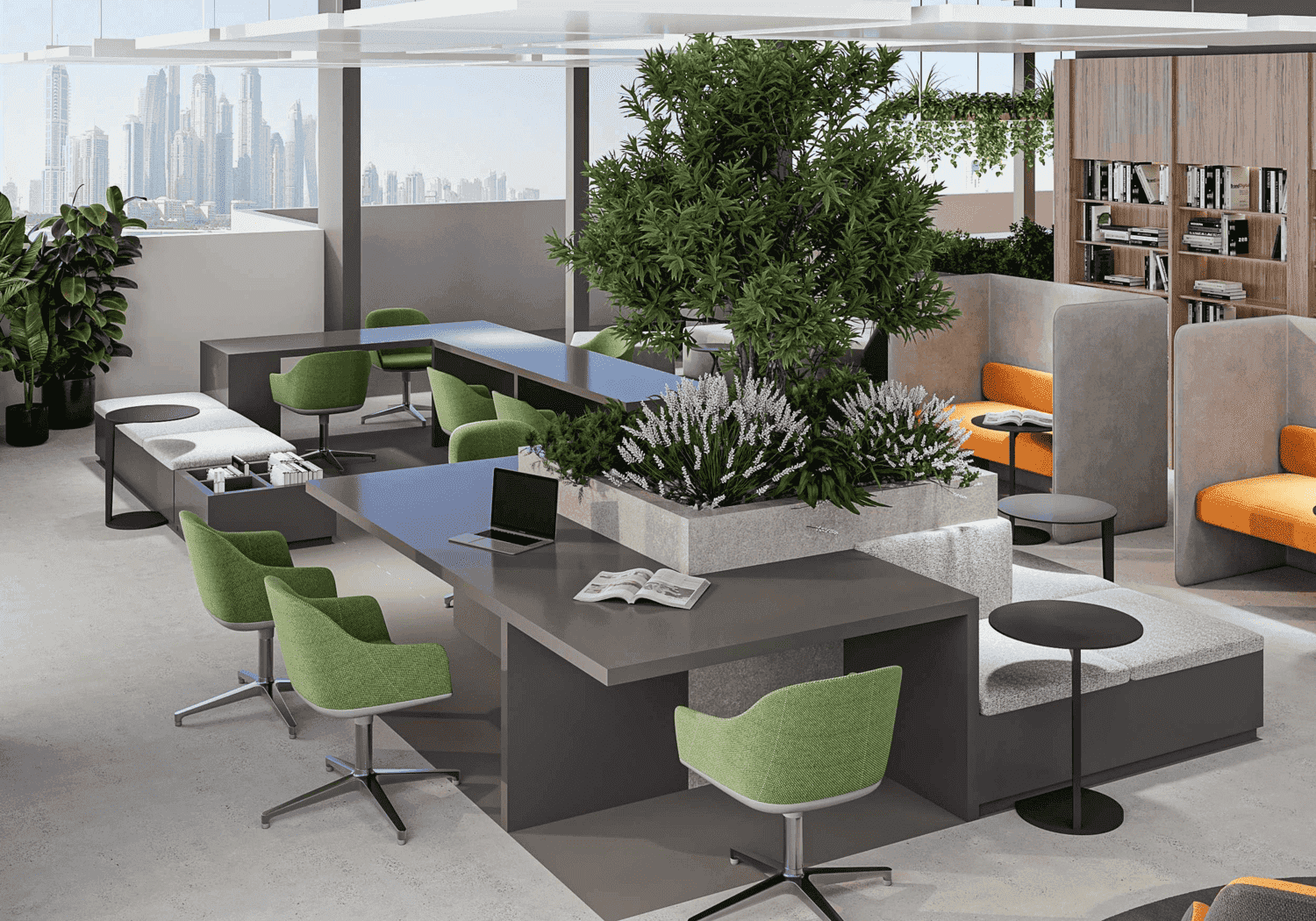 FH Residency amenity Coworking - JVT (Jumeirah Village Triangle), Dubai - by Forum Real Estate Development