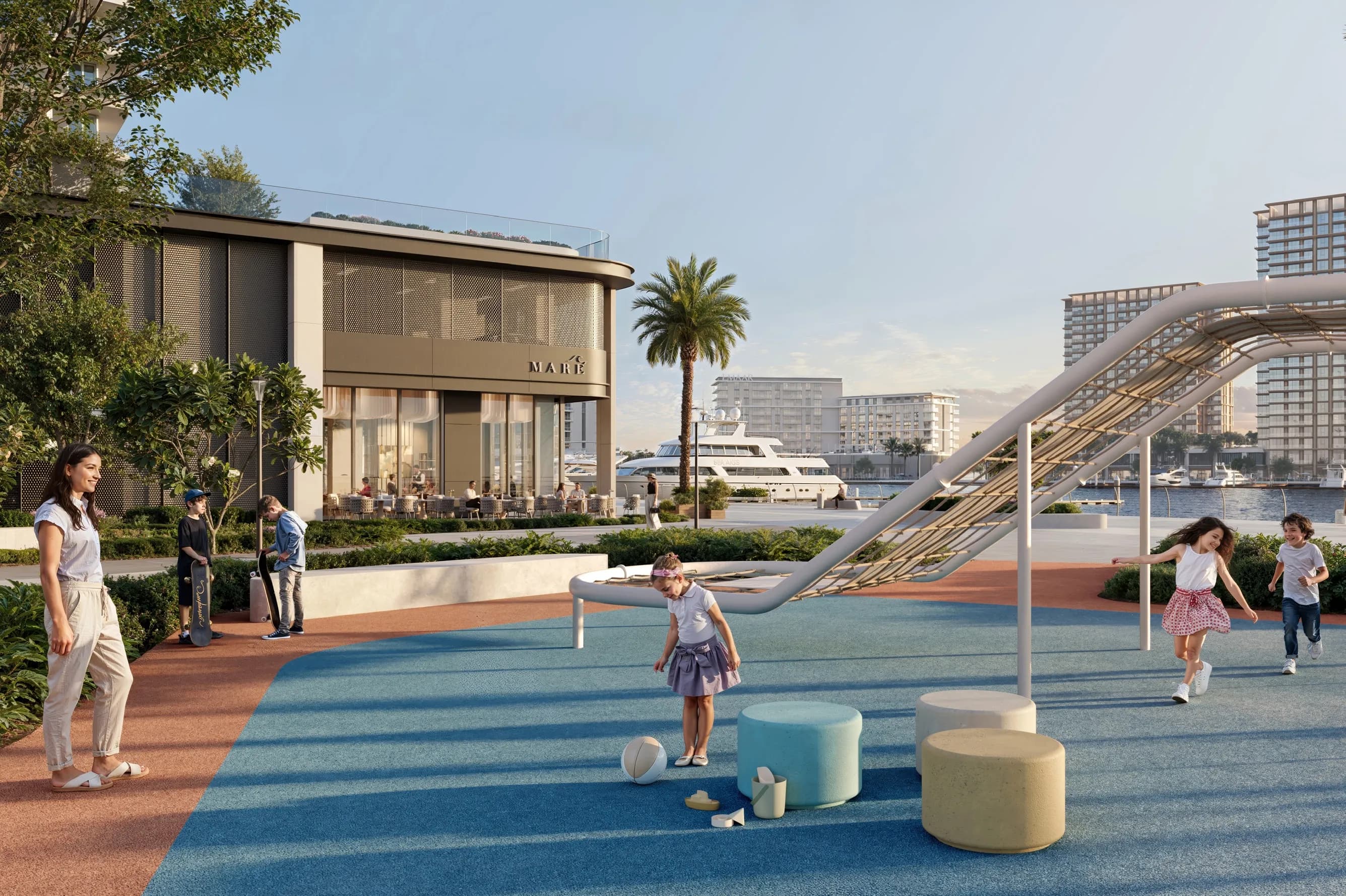 Fior 1 amenity Outdoor Kids’ Play Area - Mina Rashid, Dubai - by Emaar