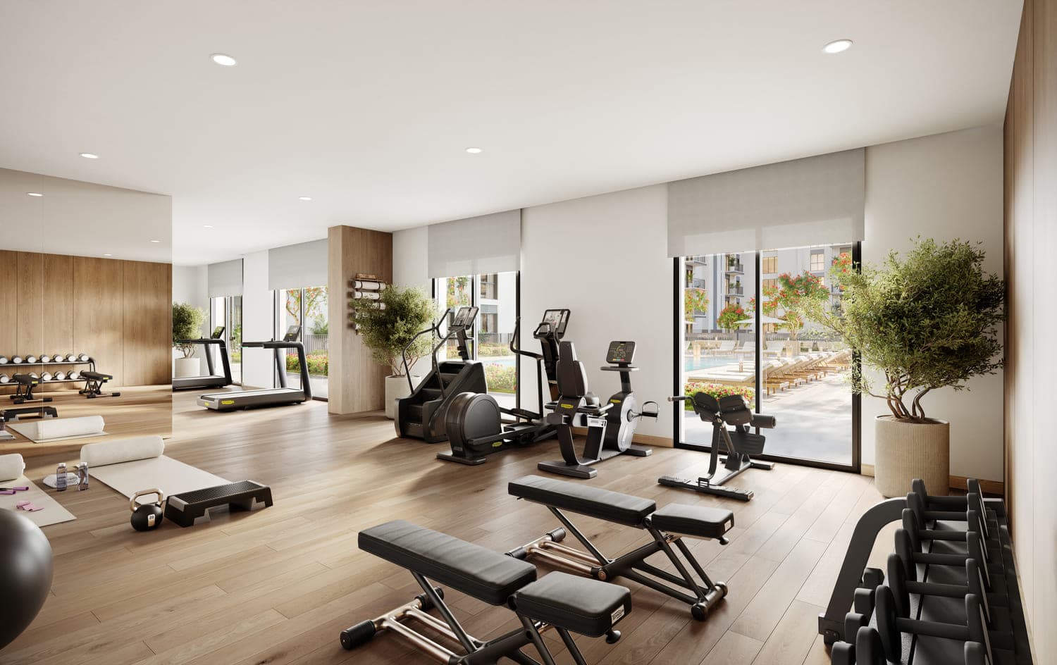 Fiori Residences amenity Gym - Town Square, Dubai - by Nshama Group