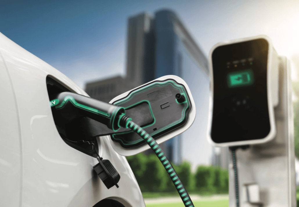 Floarea Grande amenity Ev Charging Station in Arjan, Dubai, by Mashriq Elite