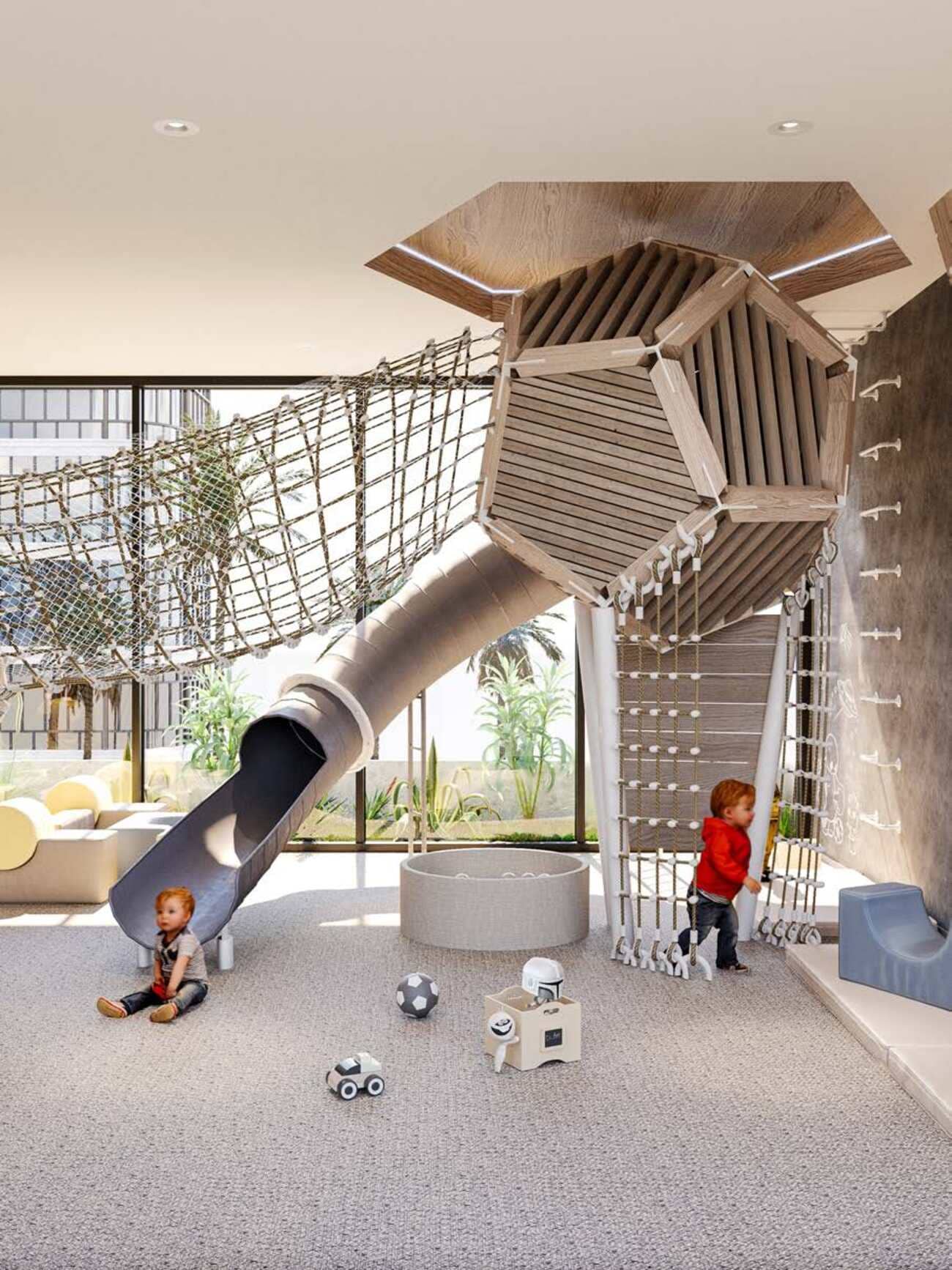 Floarea Grande amenity Indoor Kids Play Area - Arjan, Dubai - by Mashriq Elite