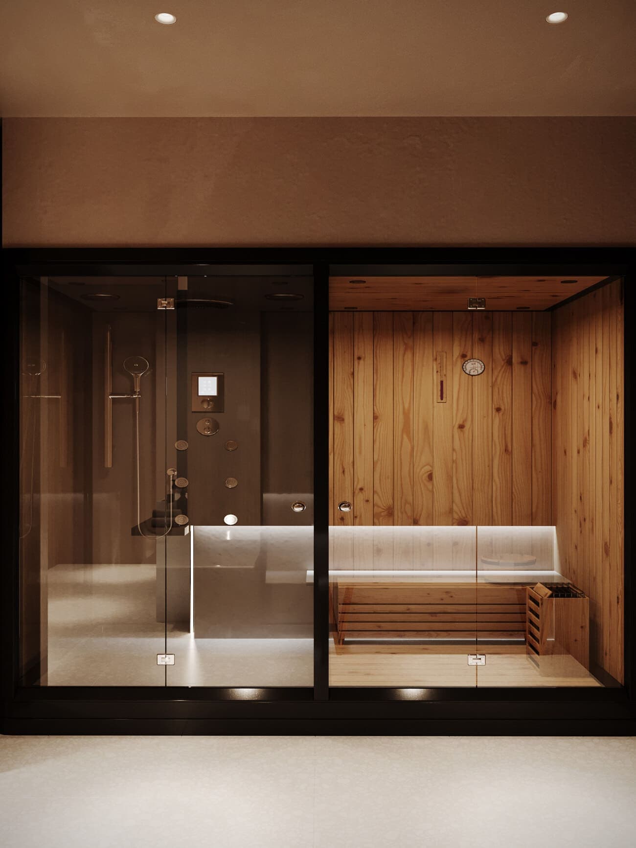 Floarea Grande amenity Steam And Sauna - Arjan, Dubai - by Mashriq Elite