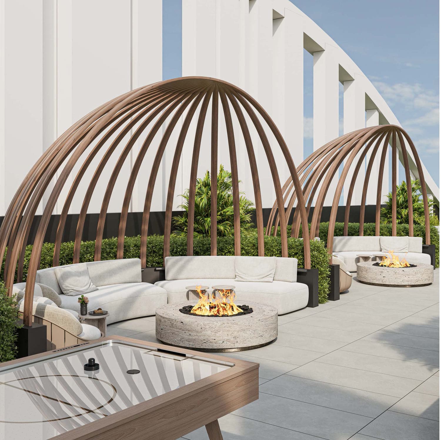 Floarea Oasis amenity Barbeque Corner - Dubailand Residence Complex, Dubai - by Mashriq Elite