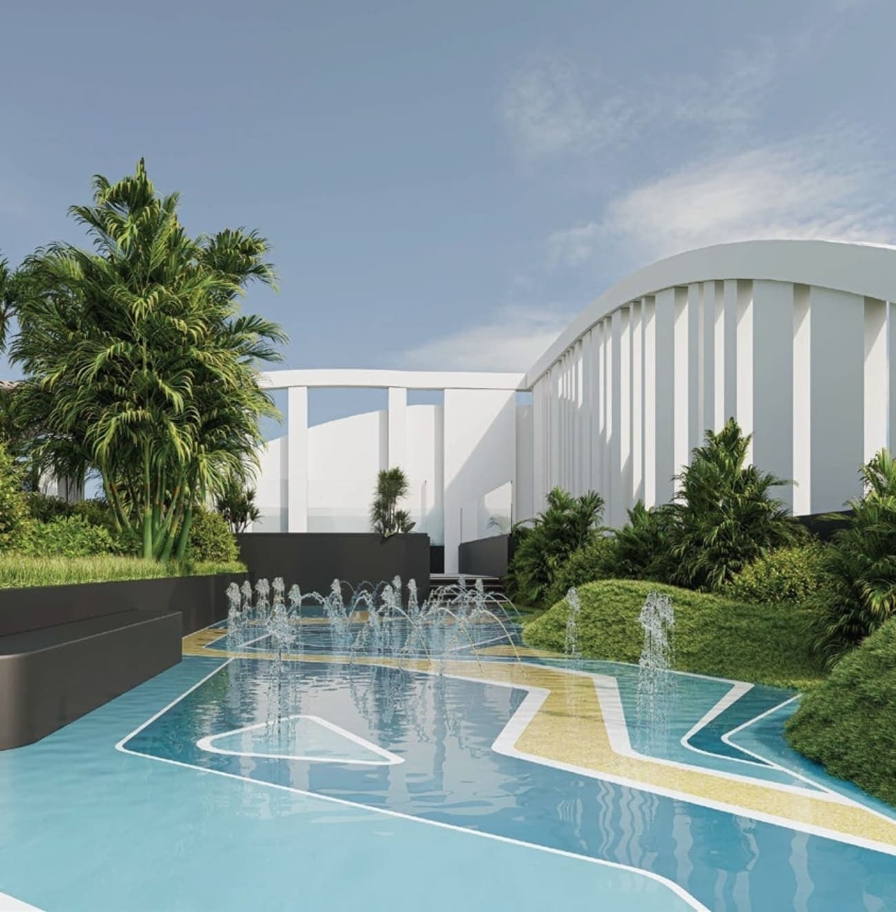 Floarea Oasis amenity Splash Pad - Dubailand Residence Complex, Dubai - by Mashriq Elite
