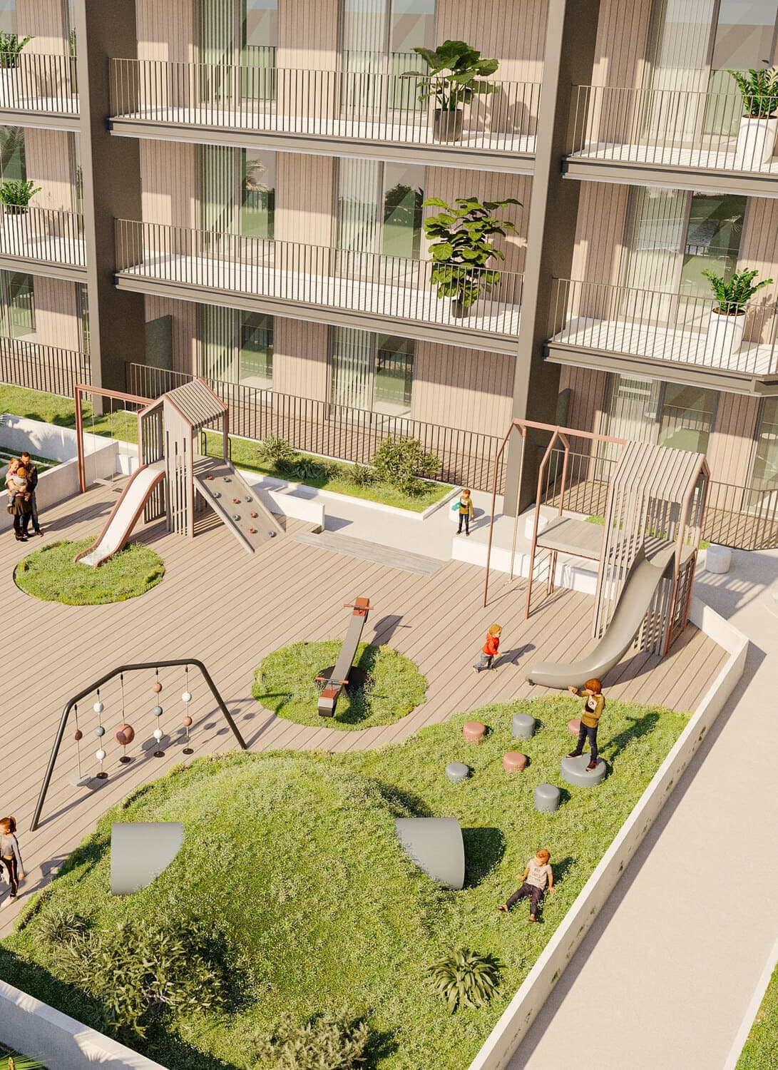 Floarea Residence amenity Kids Play Area - Arjan, Dubai - by Mashriq Elite