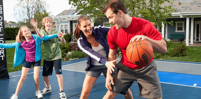Floarea Vista amenity Multi Sports Court - Discovery Gardens, Dubai - by Mashriq Elite