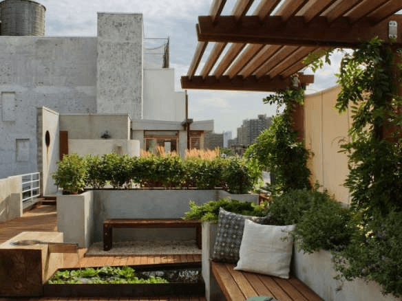 Floarea Vista amenity Roof Garden - Discovery Gardens, Dubai - by Mashriq Elite